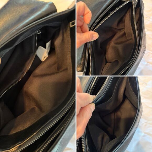 Zara Rock Style Flap Shoulder Bag in Black - Picture 10 of 12